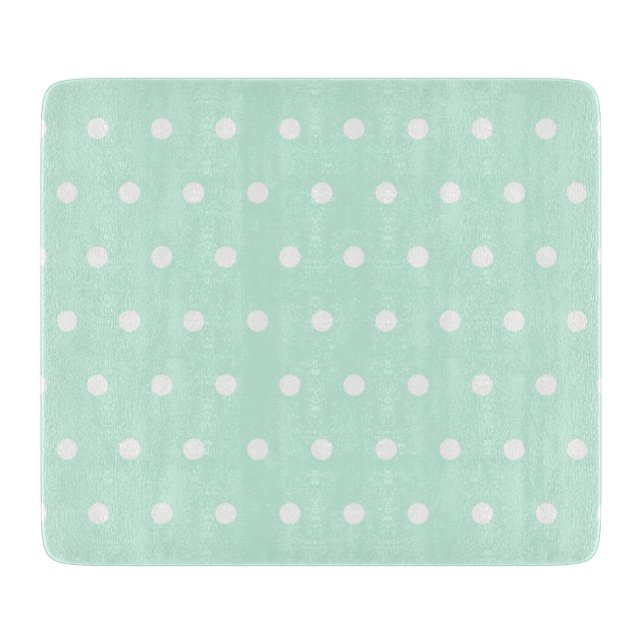 Planche À Découper Point de polka vert en bon état (Devant)