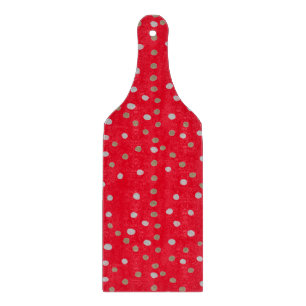 Planche À Découper Pois rouges