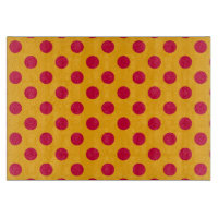 Pois rouges sur jaune