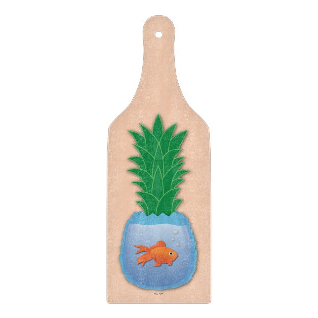 Planche À Découper Poisson d'ananas (Devant)