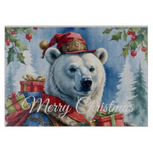 Polaire Ours Père Noël Design de Noël