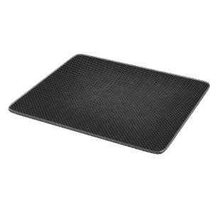 Planche À Découper Polymère noir et gris de fibre de carbone