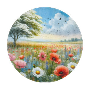 Planche à découper Poppy Daisy Meadow