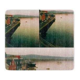 Planche À Découper Port de Tobermory, île de Mull, Écosse