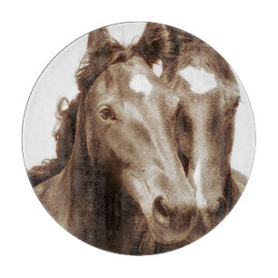Planche À Découper Portrait de cheval III