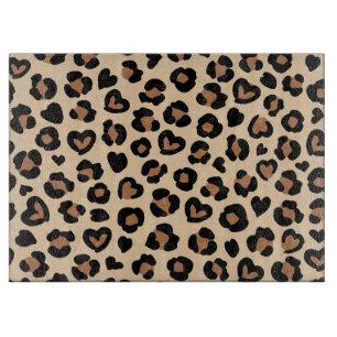 Planche À Découper Poster de animal, Léopard Brown, Spots de guépard,