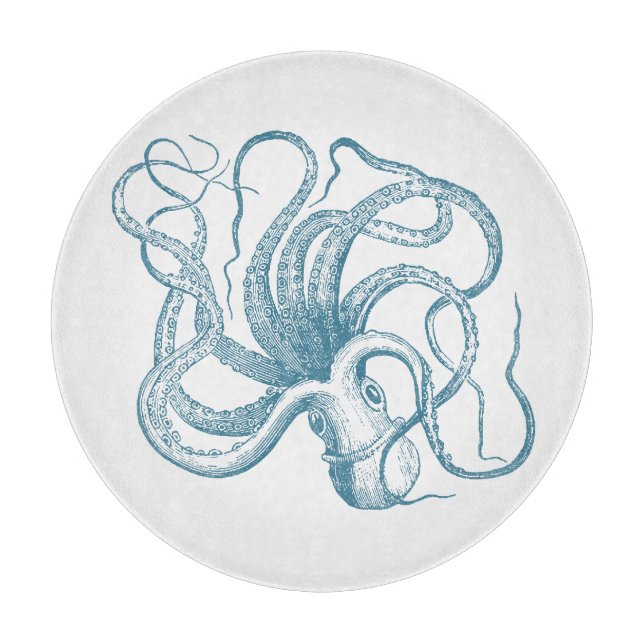 Planche À Découper Poulpe nautique (Devant)