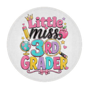 Planche À Découper Premier jour de la troisième petite Miss 3e année