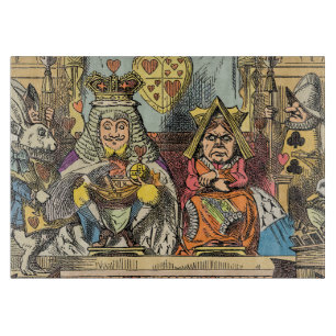 Planche À Découper Procès d'Alice : Le valet de cœur Vintage