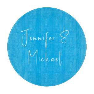 Planche À Découper Professionnel du mariage Classique Bleu ciel