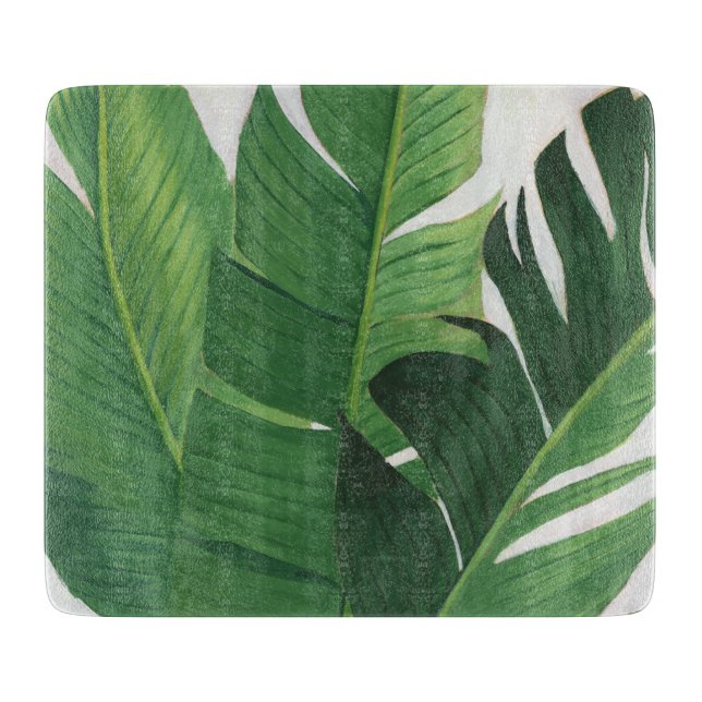 Planche À Découper Pura Vida - Feuilles tropicaux (Devant)