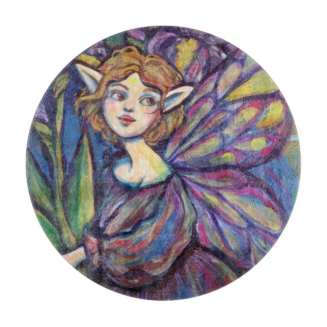 Planche À Découper Purple Iris Pixie Girl (Devant)