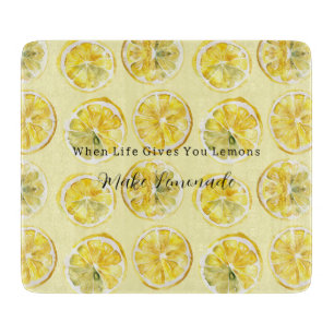 Planche À Découper Quand la vie vous donne des citrons