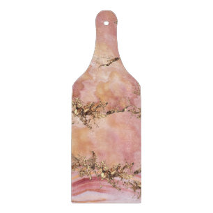 Planche À Découper quartz rose et marbre rose pastel