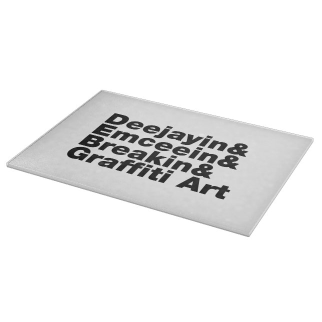 Planche À Découper Quatre éléments de l'Hip hop (Coin)