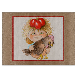 Planche À Découper Qu'est-ce qui est arrivé premier poulet ou oeuf?