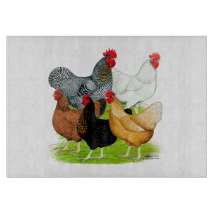 Planche À Découper Quintette de poulet liée au sexe