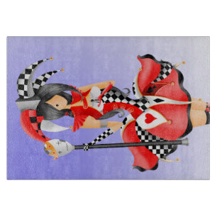 Planche À Découper Quirky Jester et marionnette King Chopping Board
