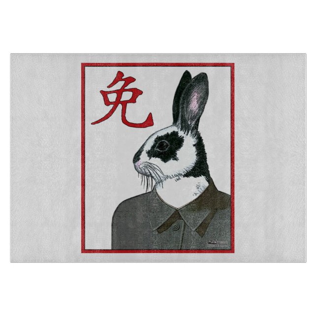 Planche À Découper Rabbit de fête (Devant)