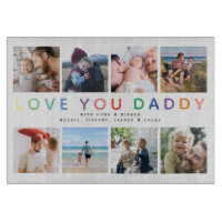 Rainbow 'LOVE YOU DADDY' Photo Collage Keepsaké