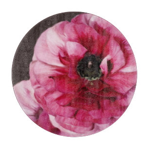 Planche À Découper Ranunculus rouge