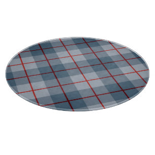 Planche À Découper Rayure Bleu-Rouge de plaid polarisé
