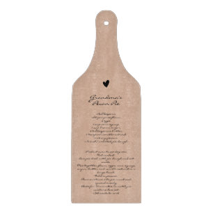 Planche À Découper Recette de la grand-mère de famille personnalisé