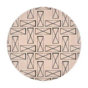 Planche À Découper Rectangle géométrique X