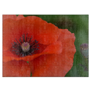 Planche À Découper Red Poppy