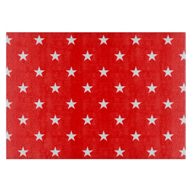 Planche À Découper Red Stars Cutting Board (Devant)