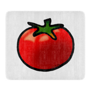 Planche À Découper Red Tomato Whimsical Custom Art