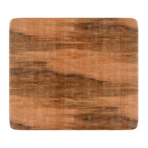 Planche À Découper Regard du bois de grain d'eucalyptus naturel