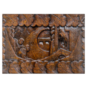 Planche À Découper Regard oriental en bois découpé