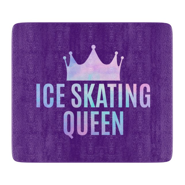 Planche À Découper Reine du patinage sur glace - Amateurs de patinage (Devant)