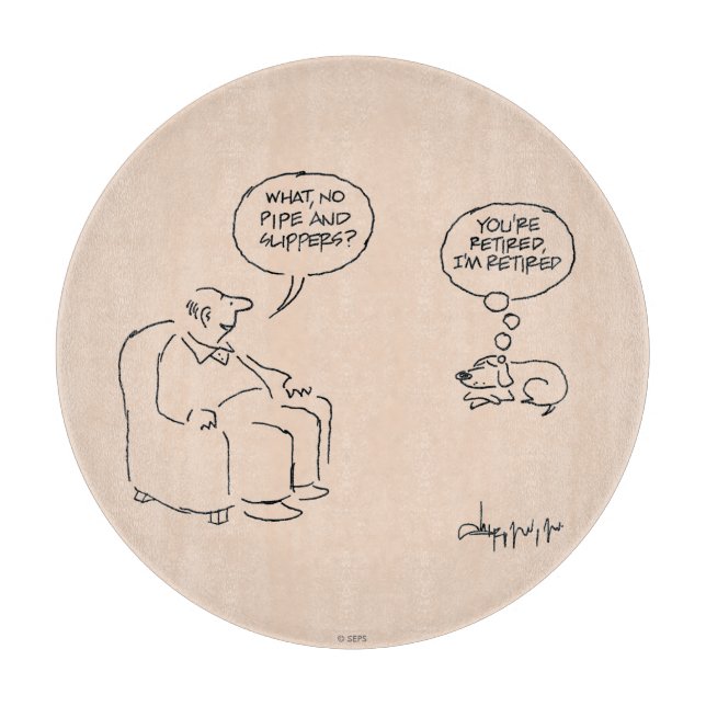 Planche À Découper Retraité (Devant)