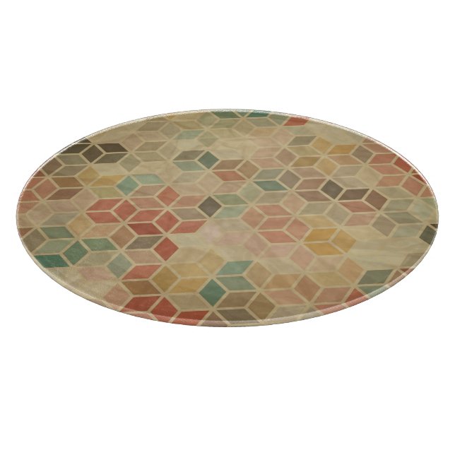 Planche À Découper Rétro motif géométrique 5 (Coin)