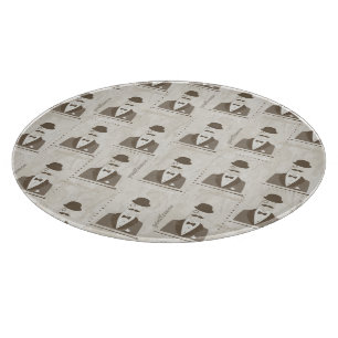 Planche À Découper Rétro motif pour l'homme