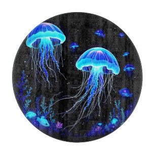 Planche À Découper Rêve de méduse bioluminescente