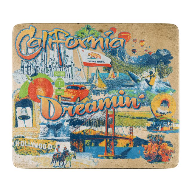 Planche À Découper Rêverie de Californie (Devant)