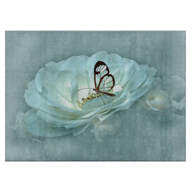 PLANCHE À DÉCOUPER RÊVES DE MISTÉ - ROSE ET BOUTTERFLY (Devant)