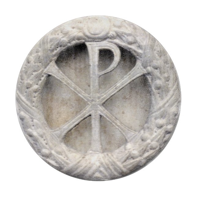 Planche À Découper Rho de Chi - le Christogram (Devant)