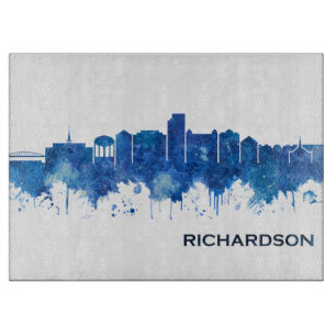 Planche À Découper Richardson Texas Skyline Blue