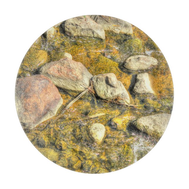 Planche À Découper Rivières Rocks (Devant)
