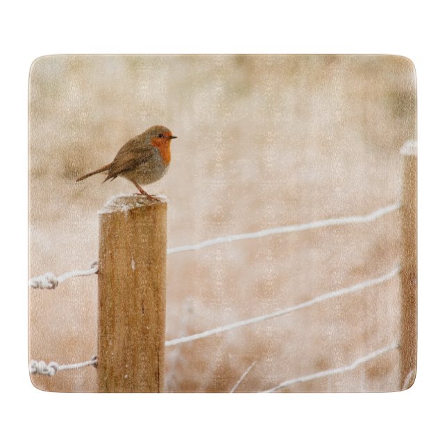 Planche À Découper Robin d'hiver Redsein (Devant)