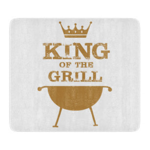 Planche À Découper Roi Du Grill, Or