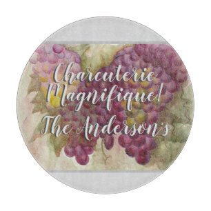 Planche à découper ronde Charcuterie Magnifique