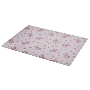 Planche À Découper Rose d'arrière - plan de nounours