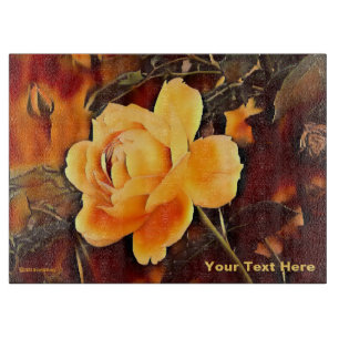 Planche À Découper Rose de flamme