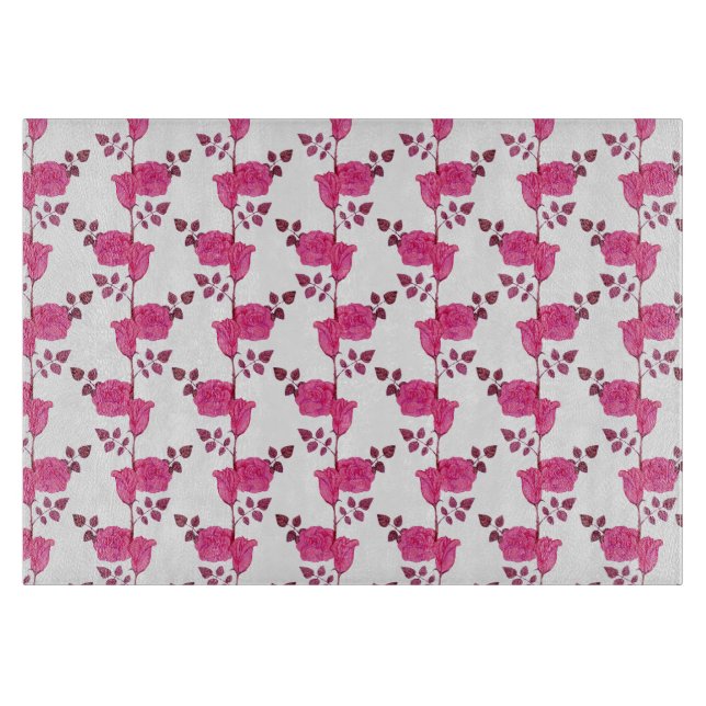 Planche À Découper Rose on the Vine Cutting Board (Devant)