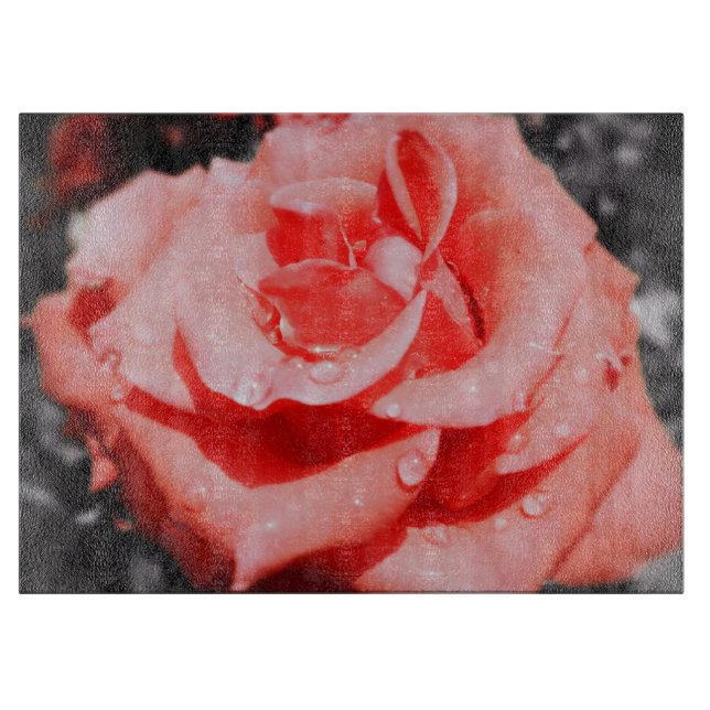 Planche À Découper Rose romantique (Devant)